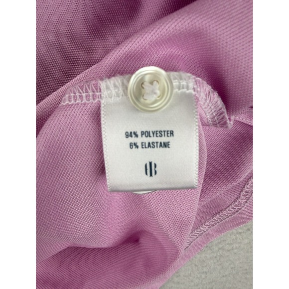 Holderness & Bourne Shirt Men's XXL Long Sleeve Golf Polo Guilford Pink Oxford - Picture 8 of 12
